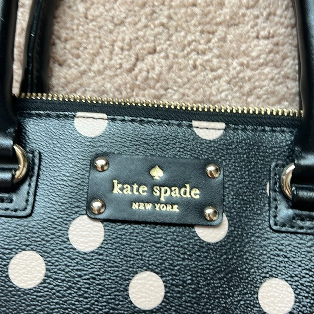 Kate Spade Polka Dot Leather Handbag